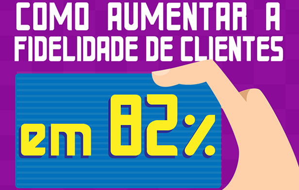 Infográfico sobre como aumentar a fidelidade de seus clientes em 82%